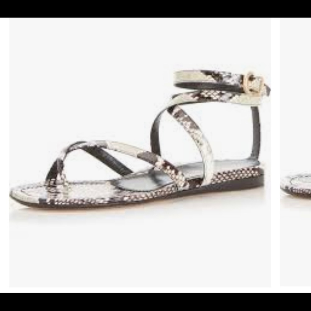 Marion Parke
Harvey Python-Print Flat Sandals color neutral, gently used